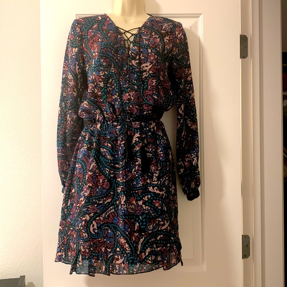 Long Sleeve Floral Dress